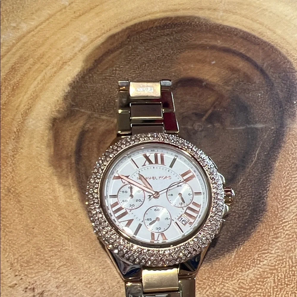 Michael Kors Women’s Gold-Tone Bracelet Watch